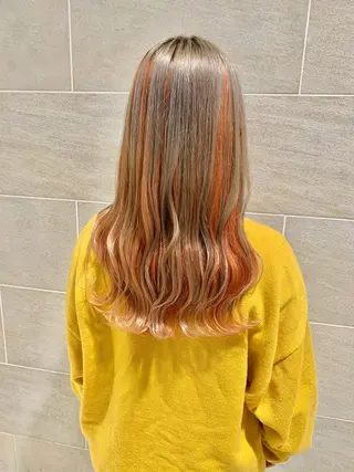 セミロング カラー 髪質改善*韓国ヘア* レイヤー*IBUKIのヘアスタイル