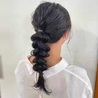 ヘアアレンジ 永冶 花織のヘアスタイル