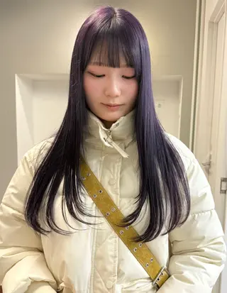 ロング 小倉 結衣のヘアスタイル