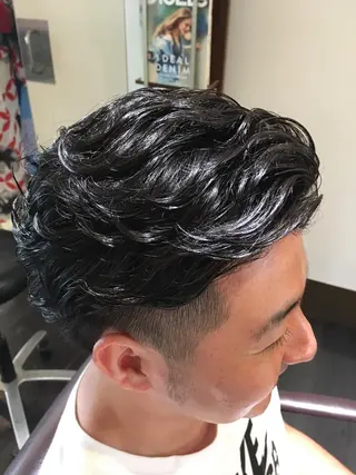 ショート パーマ メンズ hair salon　k2のヘアスタイル