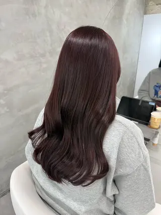ロング カラー yuuna ✮ door whiteのヘアスタイル