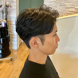 ショート パーマ メンズ 森田 研司のヘアスタイル