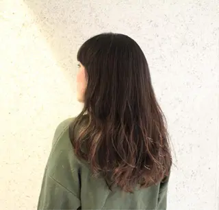 ミディアム セミロング ロング カラー パーマ creep hair nozomiのヘアスタイル