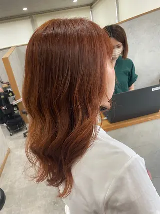 セミロング カラー INCE加古川 KIHO 🩵🤍のヘアスタイル