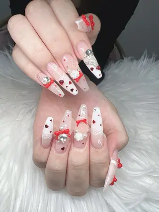 ネイル Lee Nails チップ長さだし専門店のネイルデザイン