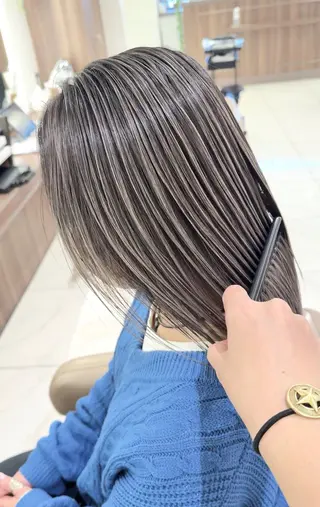 カラー ロング 大宮/バレイヤージュ 髪質改善/澤田隆誠のヘアスタイル