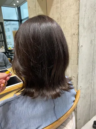 ミディアム カラー 似合う髪型見つけます AYAKAのヘアスタイル