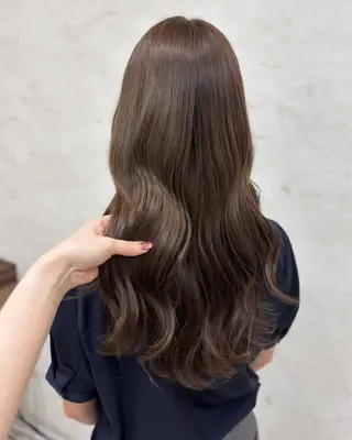 ロング 杉田 涼のヘアスタイル