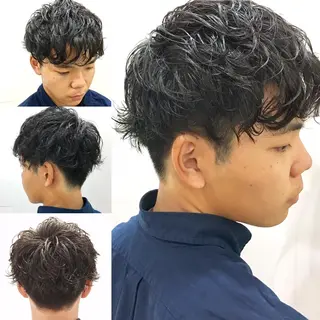 ショート パーマ ヘアアレンジ メンズ メンズスタイル ly本厚木のヘアスタイル