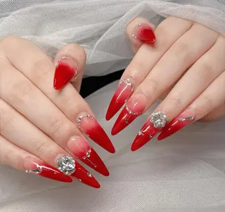 ロング カラー Bling Salonのネイルデザイン