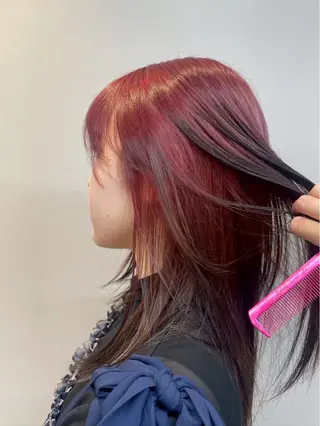 ロング カラー three_ ナオキのヘアスタイル