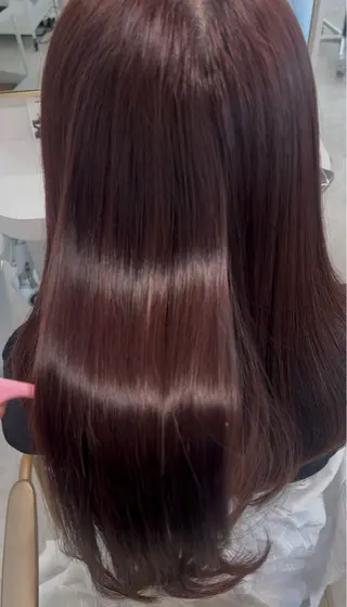ミディアム lemiie suzunaのヘアスタイル