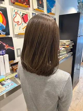 ミディアム カラー tender🐬 まゆかのヘアスタイル