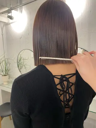 ミディアム 新宿🫧ボブ 特化🐕Amiのヘアスタイル
