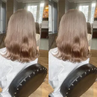 ミディアム カラー yoriダブルカラー 代表すがわらのヘアスタイル
