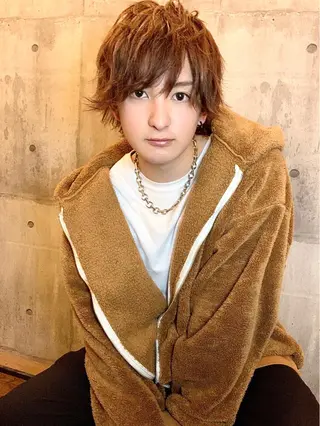ショート カラー パーマ メンズ メンズ縮毛矯正 細谷碧海のヘアスタイル