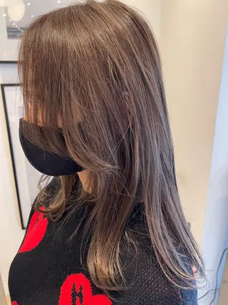 ロング カラー 塚本 昂のヘアスタイル