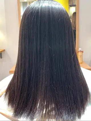 セミロング 縮毛矯正専門美容師 宮本遼のヘアスタイル