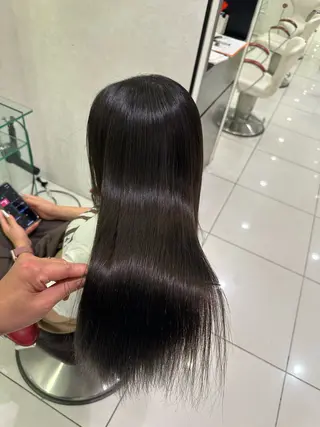 ロング 縮毛矯正/髪質改善 EARTH髙橋のヘアスタイル