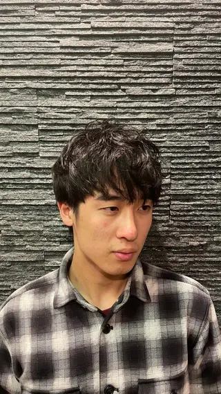 ミディアム メンズ 代表 武田晃英のヘアスタイル