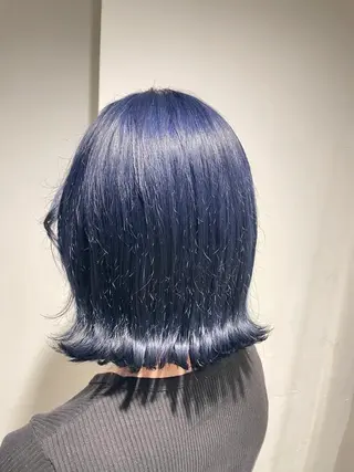 ロング カラー ラベンダー💜 グレージュ🩶のヘアスタイル