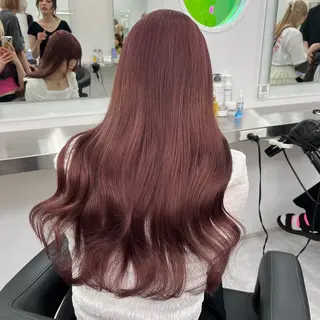 ロング 🍒韓国暖色ヘア NO.1🍒🪽のヘアスタイル