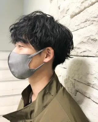 パーマ ヘアアレンジ メンズ メンズ特化✂️栗原 侑也のヘアスタイル
