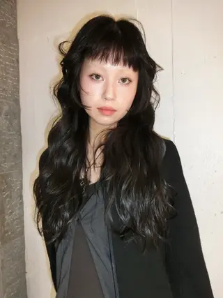 ロング カラー 透明感カラー/ロング レイヤーボブ/ナオキのヘアスタイル