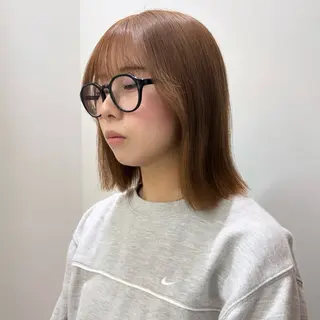 ショート カラー ブリーチ×似合わせハ イトーン🍎ののかのヘアスタイル