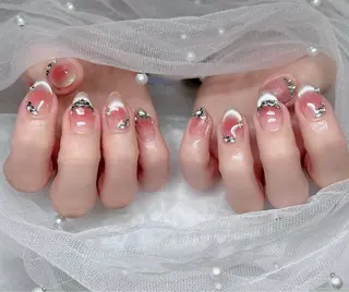 ネイル 🎀PG🩵 ネイルサロンのネイルデザイン