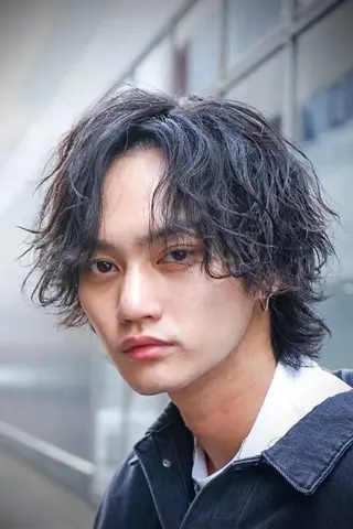 ミディアム 新潟メンズパーマ 新潟駅/小田拓実のヘアスタイル