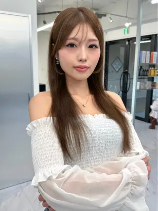ロング カラー Rita/髪質改善/ ブリーチなしWカラーのヘアスタイル