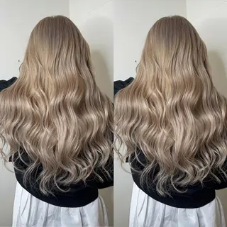 ロング カラー KR2S× 亜以加のヘアスタイル