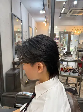 ミディアム メンズウルフ 船木🫡のヘアスタイル