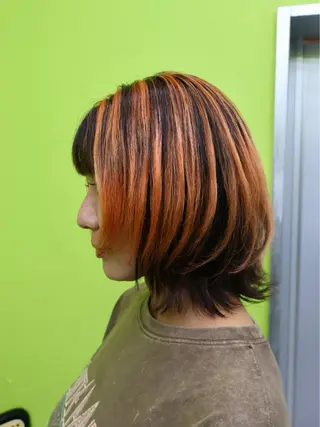ミディアム カラー 湘南台ORCO 店長 ✨RYUのヘアスタイル