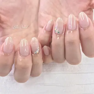 ネイル モチの良さ◉ フィルインネイル♡のネイルデザイン