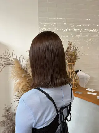 ミディアム カラー sol Amiのヘアスタイル