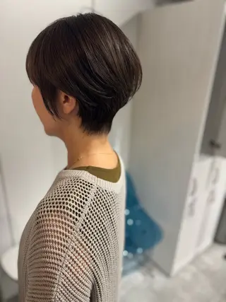 ショート カラー 夜23時まで予約🉑 reverieあきらのヘアスタイル