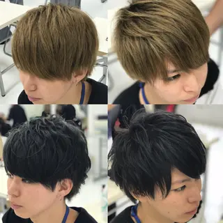ショート カラー メンズ AVANCE 長尾 尚悟のヘアスタイル