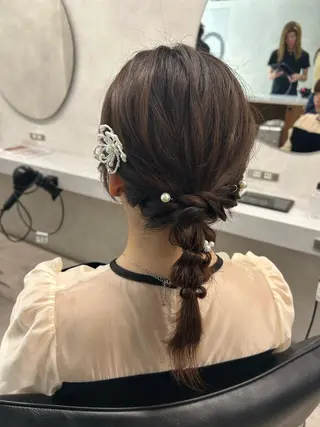 ミディアム 🎀HARU/ボブ/ セット/暖色🫧のヘアスタイル