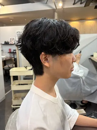 パーマ メンズ accorto 小林ユウのヘアスタイル