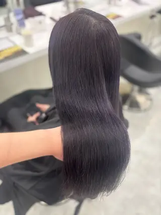ロング カラー 韓国トレンドヘア🤍 Chima🤍のヘアスタイル
