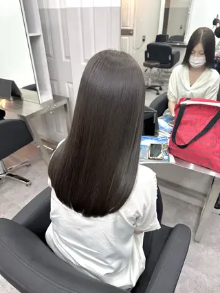 セミロング ヘアアレンジ ✨錦糸町ブリーチ/ ホワイトカラー皇気✨のヘアスタイル