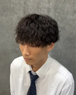 カラー パーマ メンズ メンズカット🐺 パーマ特化🔥舜のヘアスタイル