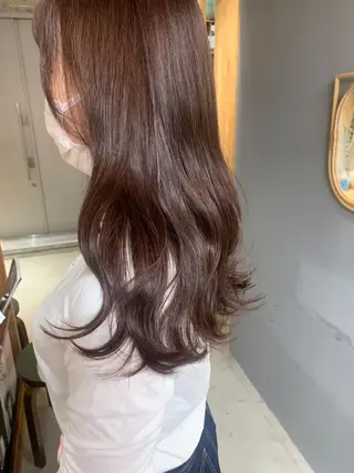 ロング カラー 名駅🦢大人艶カラー 🪽カミヤアカネのヘアスタイル