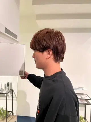 カラー メンズ ムラコシヒカリ lapenseeのヘアスタイル