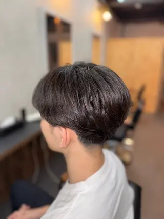 ショート カラー メンズ 増山 諒 【メンズ専門美容師】のヘアスタイル