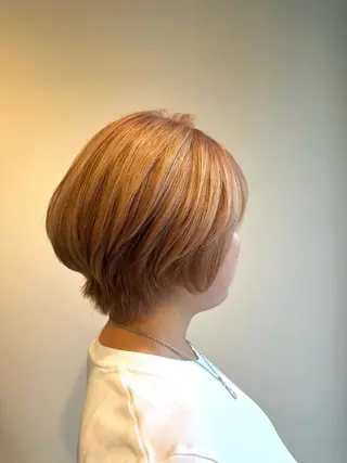 ショート カラー ✨ブリーチカラー/ 似合わせカット/高山のヘアスタイル