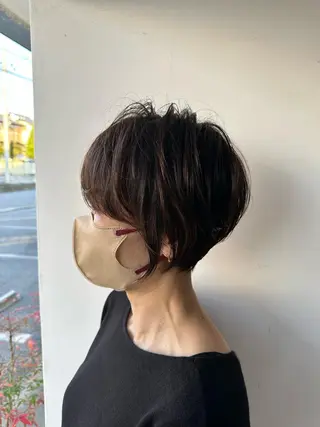 ショート 髪質改善・ クロスパーマ◎倉澤のヘアスタイル