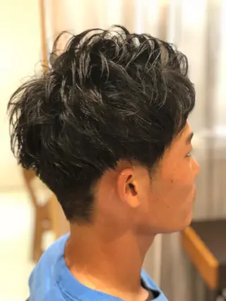 ショート メンズ ✨ケア×デザイン🎨 杉本賢人のヘアスタイル